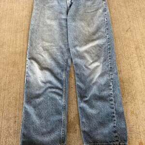 Vintage 90s Wrangler Light Wash Straight Leg Jeans - Size 34x28